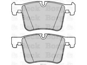 BORG & BECK BBP2315 stabdžių trinkelių rinkinys, diskinis stabdys 
 Techninės priežiūros dalys -> Papildomas remontas
34 10 6 799 801, 34 10 6 856 191
