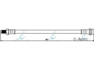 APEC braking HOS3794 stabdžių žarnelė 
 Stabdžių sistema -> Stabdžių žarnelės
1371521, 1438806, 6C112282EA, 6C112282EB