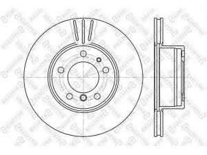 STELLOX 6020-1519V-SX stabdžių diskas 
 Stabdžių sistema -> Diskinis stabdys -> Stabdžių diskas
34111157503, 34111158040, 34111159897