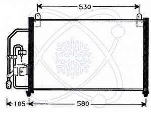ELECTRO AUTO 30D0017 kondensatorius, oro kondicionierius 
 Oro kondicionavimas -> Kondensatorius
96274635, 96303204