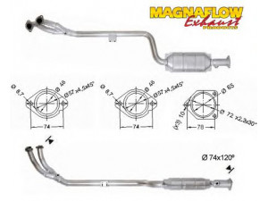 MAGNAFLOW 75034 katalizatoriaus keitiklis 
 Išmetimo sistema -> Katalizatoriaus keitiklis
2034904419