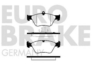 EUROBRAKE 5502229978 stabdžių trinkelių rinkinys, diskinis stabdys 
 Techninės priežiūros dalys -> Papildomas remontas
1605855, 1605855, 4467049, 90443873