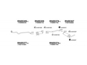 VENEPORTE 550210 išmetimo sistema 
 Išmetimo sistema -> Išmetimo sistema, visa