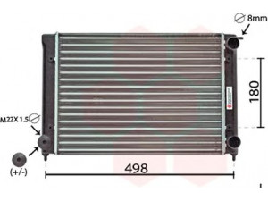 VAN WEZEL 58002040 radiatorius, variklio aušinimas 
 Aušinimo sistema -> Radiatorius/alyvos aušintuvas -> Radiatorius/dalys
171121253K, 191121253D, 191121253K