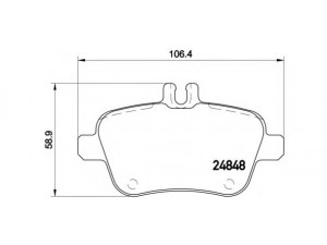 BREMBO P 50 091 stabdžių trinkelių rinkinys, diskinis stabdys 
 Techninės priežiūros dalys -> Papildomas remontas
0064202320, 0064207920, 0064208020