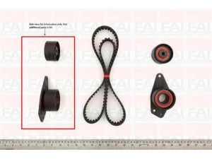 FAI AutoParts TBK191 paskirstymo diržo komplektas 
 Techninės priežiūros dalys -> Papildomas remontas