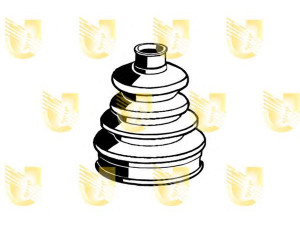 UNIGOM 300039 gofruotoji membrana, kardaninis velenas
7501348, 7509702, 7509702