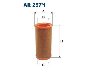 FILTRON AR257/1 oro filtras 
 Techninės priežiūros dalys -> Techninės priežiūros intervalai
1444N7, 7700854426, 7700857336
