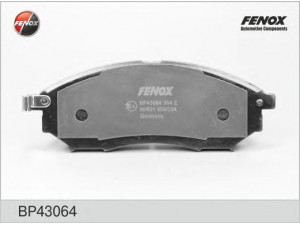 FENOX BP43064 stabdžių trinkelių rinkinys, diskinis stabdys 
 Techninės priežiūros dalys -> Papildomas remontas
410600V790, 41060AR090, 41060AT30J
