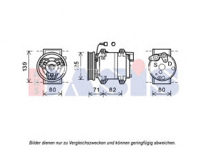 AKS DASIS 852662N kompresorius, oro kondicionierius
92600MA00A, 92600MA00C
