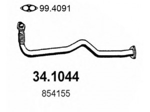 ASSO 34.1044 išleidimo kolektorius 
 Išmetimo sistema -> Išmetimo vamzdžiai
5854242, 854155, 858036, 90412196