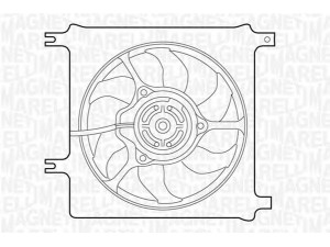 MAGNETI MARELLI 069422356010 ventiliatorius, radiatoriaus 
 Aušinimo sistema -> Oro aušinimas
1711183E00, 1712083E00, 17760-83E00
