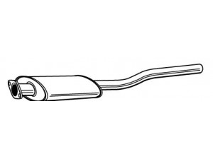 WALKER 21034 priekinis duslintuvas 
 Išmetimo sistema -> Duslintuvas
7700830565