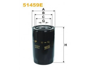 WIX FILTERS 51459E alyvos filtras
1565204, 5004775, 5019424, 5019425