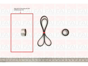 FAI AutoParts TBK65 paskirstymo diržo komplektas 
 Techninės priežiūros dalys -> Papildomas remontas