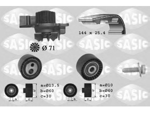SASIC 3900013 vandens siurblio ir paskirstymo diržo komplektas 
 Diržinė pavara -> Paskirstymo diržas/komplektas -> Paskirstymo diržas/komplektas
1201C4+0831S2, 9569147388+9467626880