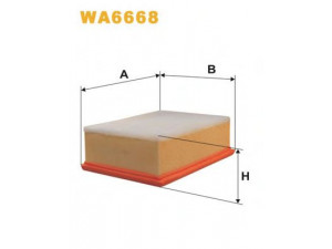 WIX FILTERS WA6668 oro filtras 
 Filtrai -> Oro filtras
1444QE, 1444R1, 1444R3, 1444TF