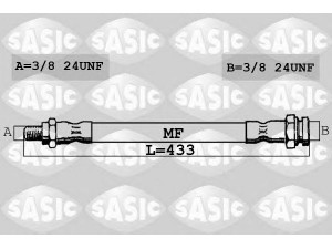 SASIC SBH4085 stabdžių žarnelė 
 Stabdžių sistema -> Stabdžių žarnelės
7700545267, 7701348800, 7701454836