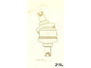ASHIKA 106-02-215L prikabinimo svirtis 
 Ašies montavimas/vairavimo mechanizmas/ratai -> Stabilizatorius/fiksatoriai -> Stabilizatorius
48810-33010, 4881033010