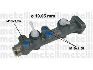 METELLI 05-0004 pagrindinis cilindras, stabdžiai 
 Stabdžių sistema -> Pagrindinis stabdžių cilindras
4264373, 4264934, 4342112, 4342465