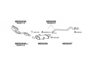 VENEPORTE 500235 išmetimo sistema 
 Išmetimo sistema -> Išmetimo sistema, visa