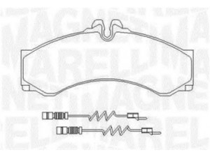 MAGNETI MARELLI 363916060525 stabdžių trinkelių rinkinys, diskinis stabdys
0024204120, 004237110, 9024210110