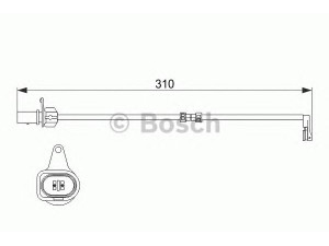 BOSCH 1 987 474 506 įspėjimo kontaktas, stabdžių trinkelių susidėvėjimas 
 Stabdžių sistema -> Susidėvėjimo indikatorius, stabdžių trinkelės
4H0 615 121 J, 4H0 615 121 J