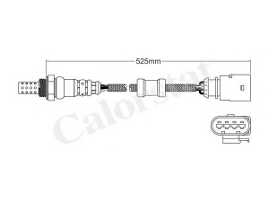 CALORSTAT by Vernet LS140155 lambda jutiklis 
 Išmetimo sistema -> Lambda jutiklis
95560613630, 022906262AG, 022906262BM