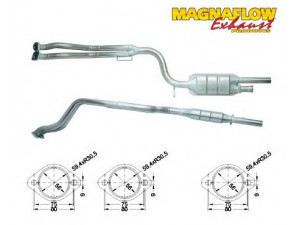MAGNAFLOW 85026 katalizatoriaus keitiklis 
 Išmetimo sistema -> Katalizatoriaus keitiklis
1244904120, 1244909020