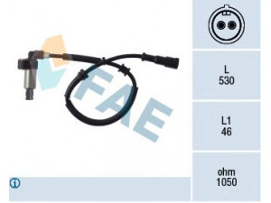 FAE 78002 jutiklis, rato greitis 
 Elektros įranga -> Jutikliai
77 00 834 762
