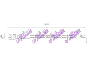 Brovex-Nelson H4395 stabdžių žarnelė 
 Stabdžių sistema -> Stabdžių žarnelės
4296605, 4296606, 4349187, 5936964
