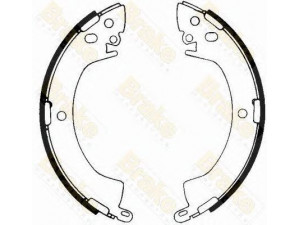 Brake ENGINEERING SH1185 stabdžių trinkelių komplektas 
 Techninės priežiūros dalys -> Papildomas remontas
MB587661, MB238110, MB238111, MB238113