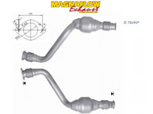 MAGNAFLOW 76358D katalizatoriaus keitiklis 
 Išmetimo sistema -> Katalizatoriaus keitiklis
8200220284