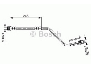 BOSCH 1 987 481 717 stabdžių žarnelė 
 Stabdžių sistema -> Stabdžių žarnelės
587381P000, 58738 1P000