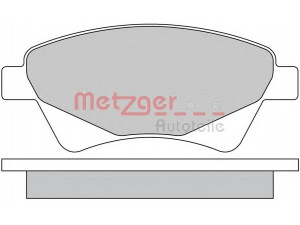 METZGER 1170255 stabdžių trinkelių rinkinys, diskinis stabdys 
 Techninės priežiūros dalys -> Papildomas remontas
4106 087 13R, 7701 206 044, 7701 207 184