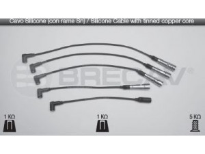 BRECAV 14.510 uždegimo laido komplektas 
 Kibirkšties / kaitinamasis uždegimas -> Uždegimo laidai/jungtys