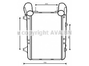 AVA QUALITY COOLING DF4056 tarpinis suslėgto oro aušintuvas, kompresorius
1691392