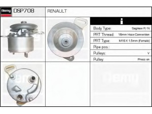DELCO REMY DSP708 hidraulinis siurblys, vairo sistema 
 Vairavimas -> Vairo pavara/siurblys
77 00 674 708