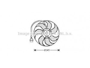 AVA QUALITY COOLING AI7509 ventiliatorius, radiatoriaus 
 Aušinimo sistema -> Oro aušinimas
1J0959455E, 6E0959455A, 1J0959455E