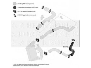 BORG & BECK BTH1124 kompresoriaus padavimo žarna 
 Išmetimo sistema -> Turbokompresorius
8D0145828H, 8D0145828L, 8D0145828H