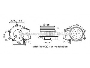 AVA QUALITY COOLING MS8625 elektrovariklis, vidinis pūtiklis 
 Šildymas / vėdinimas -> Orpūtė/dalys
2038202514, A2038202514