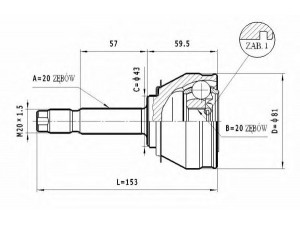 STATIM C.005 jungčių komplektas, kardaninis velenas 
 Ratų pavara -> Sujungimai/komplektas
4087120, 4247399, 4308412, 4308413