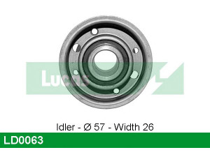LUCAS ENGINE DRIVE LD0063 įtempiklio skriemulys, paskirstymo diržas
5952181