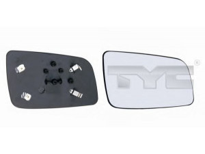 TYC 325-0015-1 veidrodėlio stiklas, išorinis veidrodėlis 
 Kėbulas -> Langai/veidrodėliai -> Veidrodėlis
6428739, 9130908