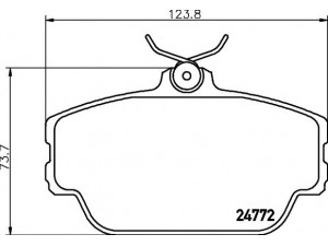 HELLA PAGID 8DB 355 014-521 stabdžių trinkelių rinkinys, diskinis stabdys 
 Techninės priežiūros dalys -> Papildomas remontas
1F1Z2001AA, 3F1Z2001BA, 5F1Z2001AA