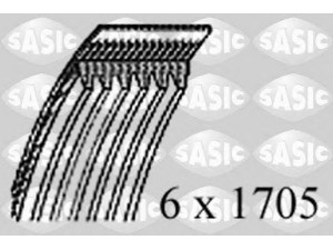 SASIC 1770015 V formos rumbuoti diržai 
 Techninės priežiūros dalys -> Techninės priežiūros intervalai
046903137B, 11281437869, 5750EK