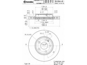 BREMBO 09.B344.41 stabdžių diskas 
 Dviratė transporto priemonės -> Stabdžių sistema -> Stabdžių diskai / priedai
2464210112