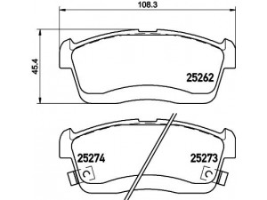 HELLA PAGID 8DB 355 015-811 stabdžių trinkelių rinkinys, diskinis stabdys 
 Techninės priežiūros dalys -> Papildomas remontas
04465B2051, 04465B1110, 04465B1330