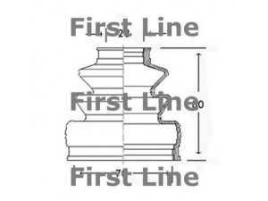 FIRST LINE FCB2568 gofruotoji membrana, kardaninis velenas 
 Ratų pavara -> Gofruotoji membrana
BAU4446