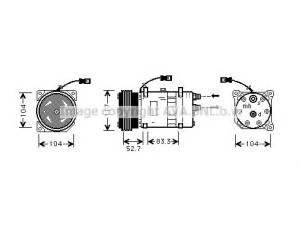 AVA QUALITY COOLING CNK222 kompresorius, oro kondicionierius 
 Oro kondicionavimas -> Kompresorius/dalys
6453G5, 6453NR, 71721759, 71721759